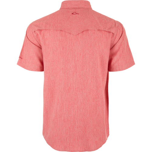 Cinco Ranch Chambray Performance Short Sleeve Shirt