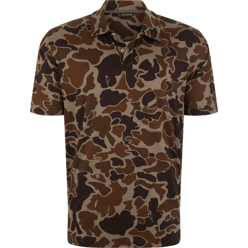 Camo Performance Polo Shirt