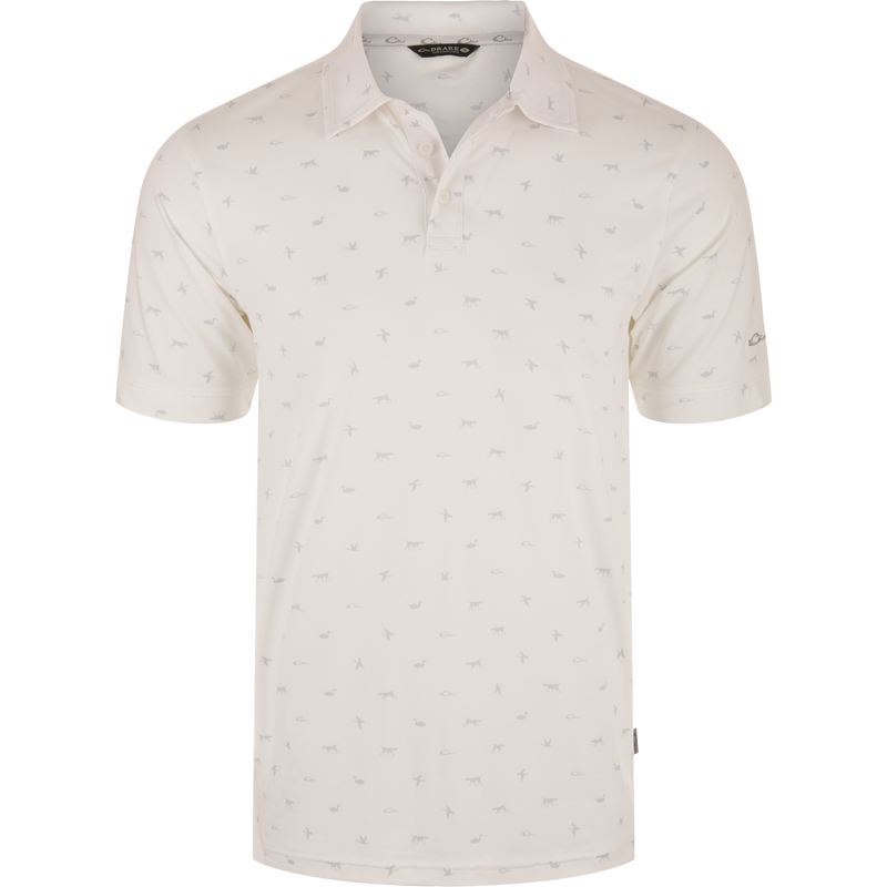 Performance Print Polo Shirt