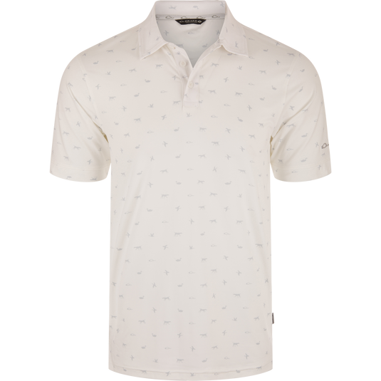 Performance Print Polo Shirt