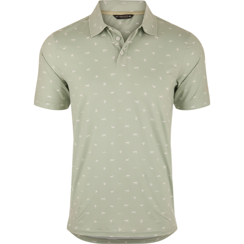 Performance Print Polo Shirt