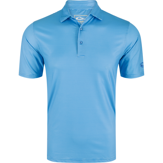 Performance Chalk Striped Polo Shirt