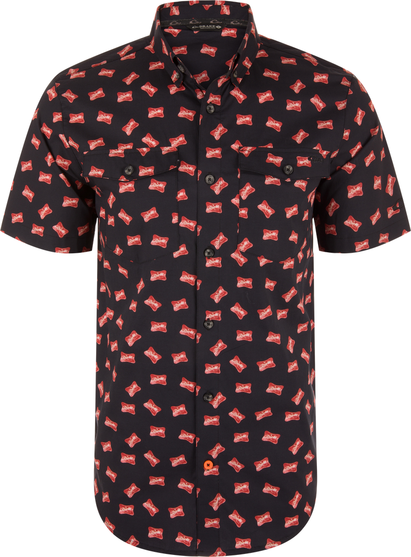 The Cotton Drake Life Short Sleeve Print Shirt
