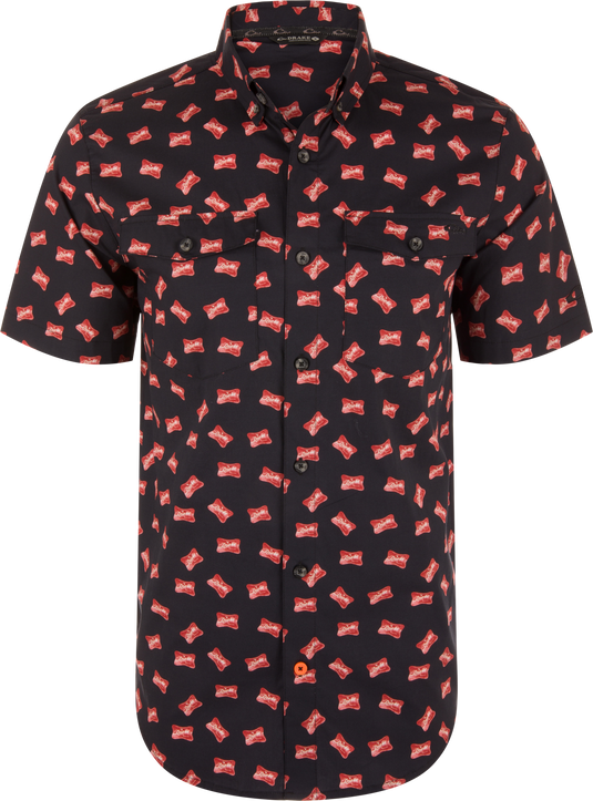 The Cotton Drake Life Short Sleeve Print Shirt