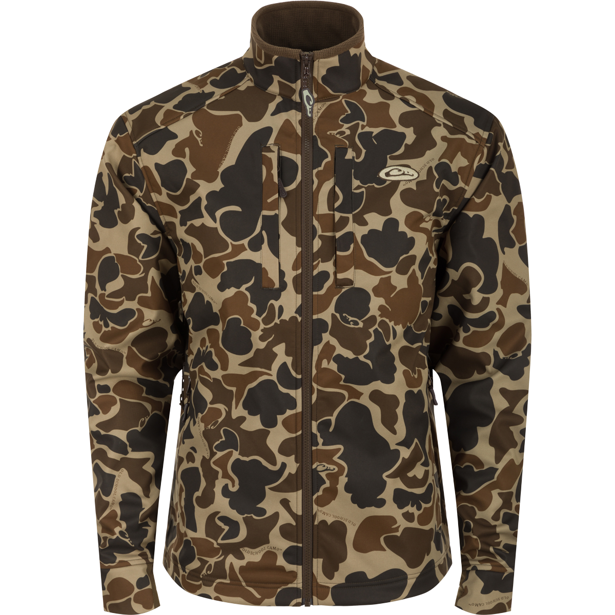 Drake Windproof Softshell Jacket Old School Camo Old School / Small