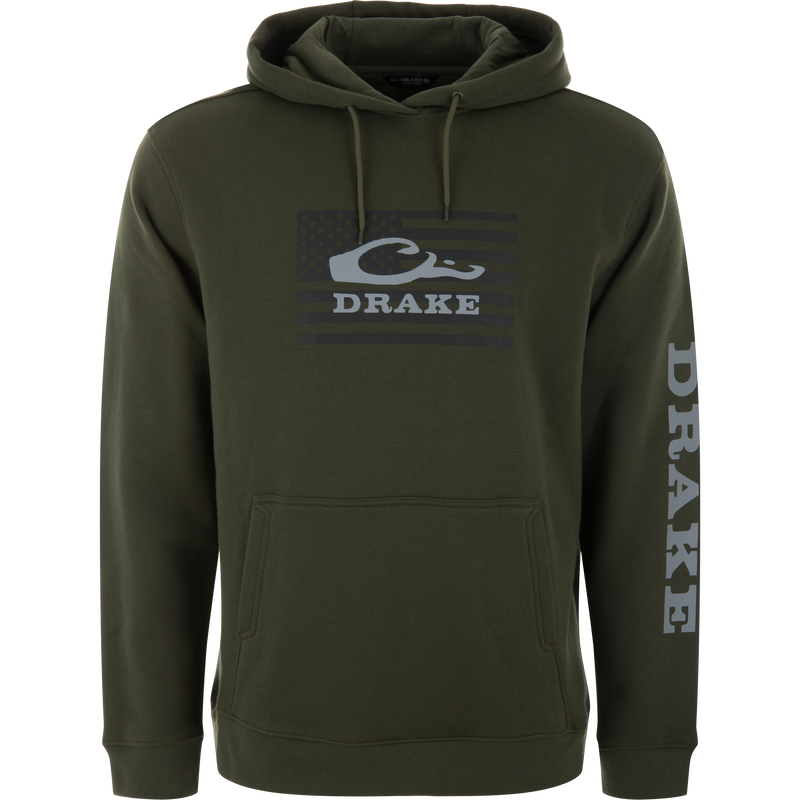 Cotton Logo Work Hoodie