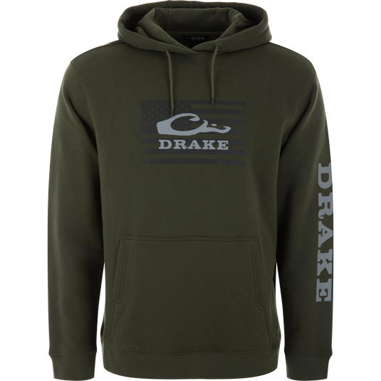 Cotton Logo Work Hoodie