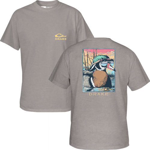 Youth Pop Art Wood Duck Sunglasses T-Shirt