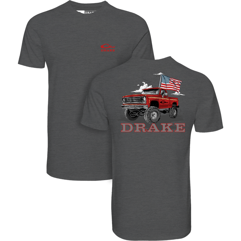 Youth Americana Flag Truck T-Shirt
