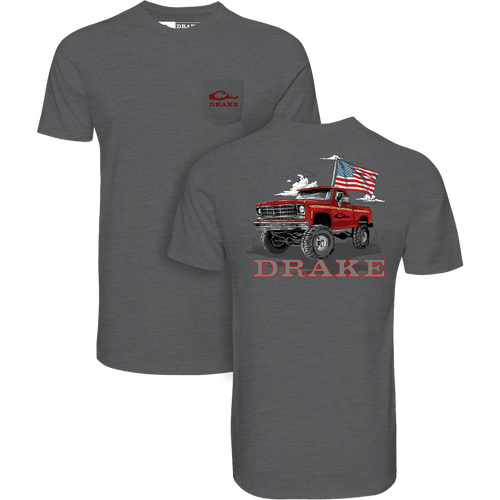 Youth Americana Flag Truck T-Shirt