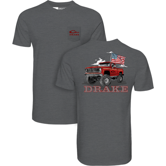 Youth Americana Flag Truck T-Shirt