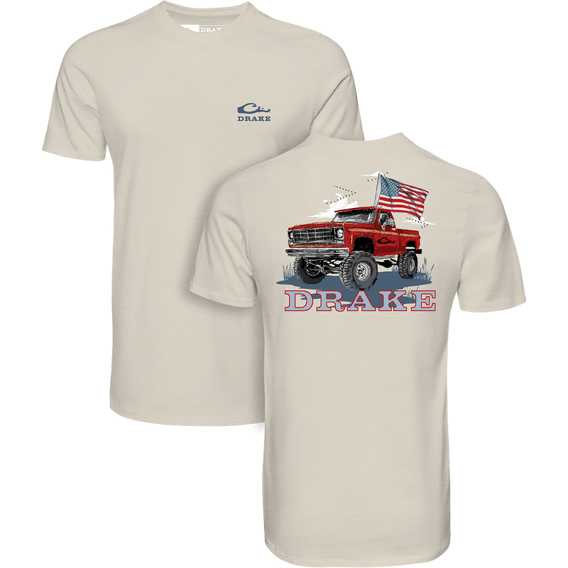 Youth Americana Flag Truck T-Shirt
