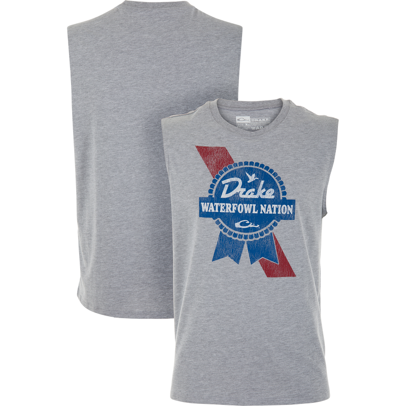 Sleeveless Drake Waterfowl Nation T-Shirt