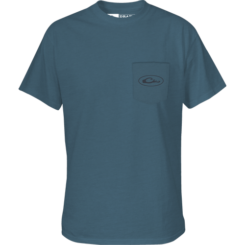 Old School Ford T-Shirt with front pocket and Drake Logo. Comfortable and stylish 60% Cotton/40% Polyester blend.