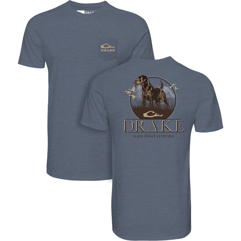 Standing Black Lab T-Shirt