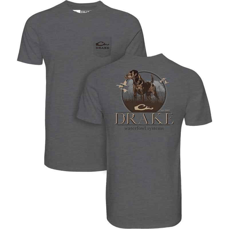 Standing Black Lab T-Shirt