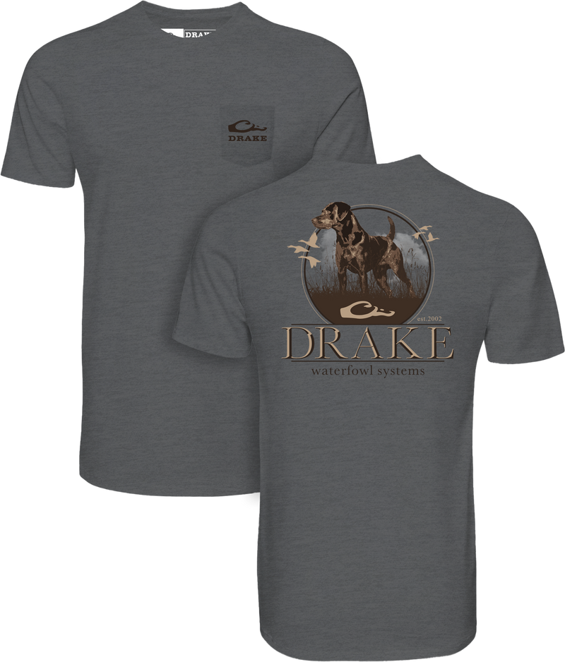 Standing Black Lab T-Shirt