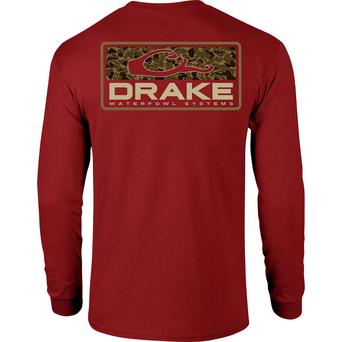 Old School Bar Long Sleeve T-Shirt - Drake Waterfowl Camo Series ...