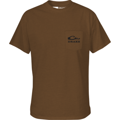 What the Duck T-Shirt featuring Drake logo on front pocket and humorous graphic on back, made from soft cotton-polyester blend. Part of Snark Graphic Tee Series.
