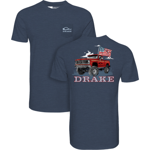 Americana Flag Truck T-Shirt