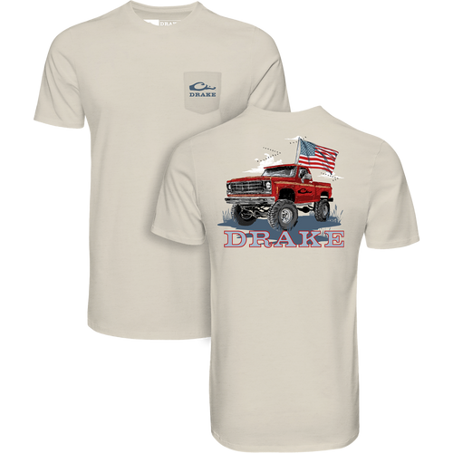 Americana Flag Truck T-Shirt