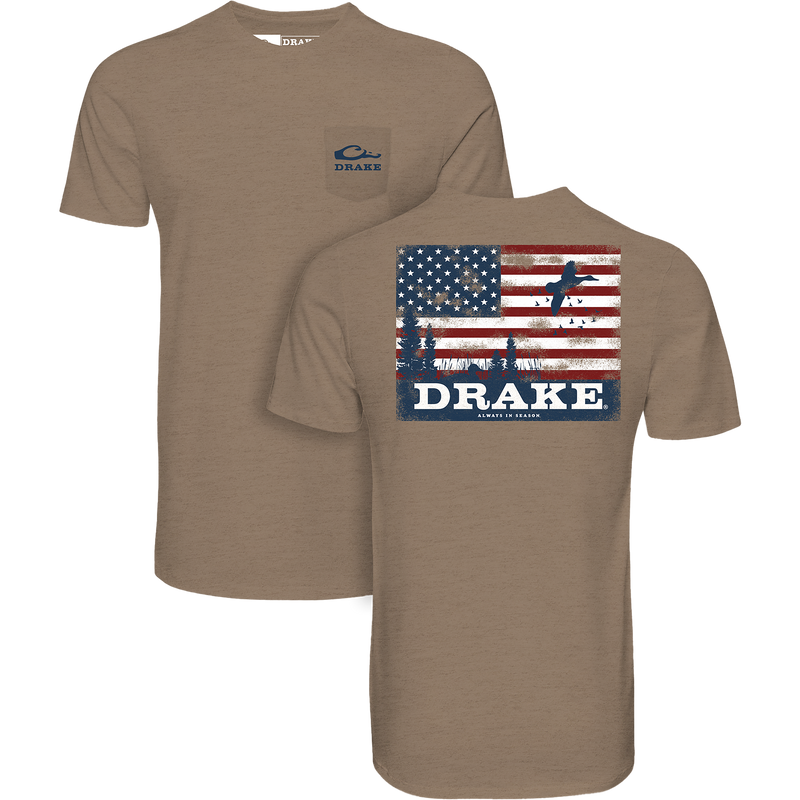 Americana Scenic Flag T-Shirt