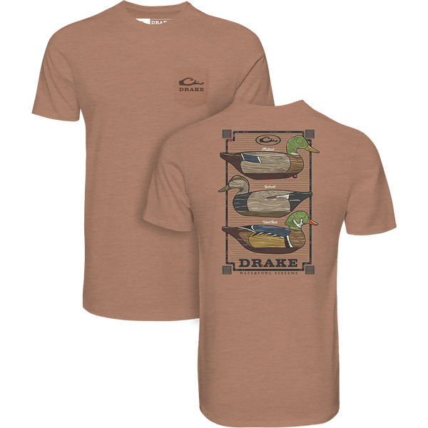 Drake Waterfowl Vintage Decoy Stack T-Shirt