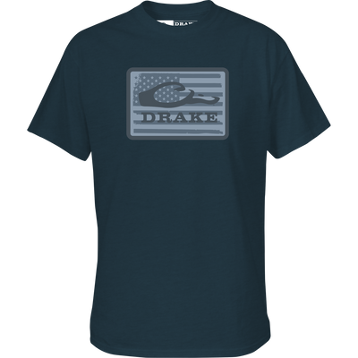 Graphic Work T-Shirt featuring the Drake Work Logo on the front, made from a 60% cotton, 40% polyester blend for comfort, part of the Drake Work Series.