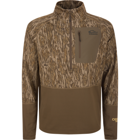 Drake Waterfowl EST Offset 1.0 Half Zip Pullover