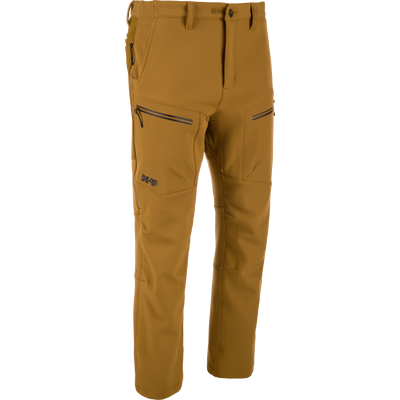 MST CommandXT Softshell Pant, front view, featuring reinforced knee seams, technical zippers, and performance-oriented design for outdoor activities like hiking or climbing.