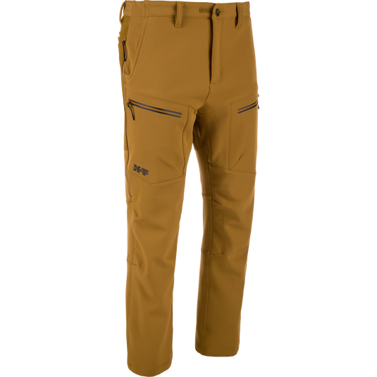 MST CommandXT Softshell Pant, front view, featuring reinforced knee seams, technical zippers, and performance-oriented design for outdoor activities like hiking or climbing.