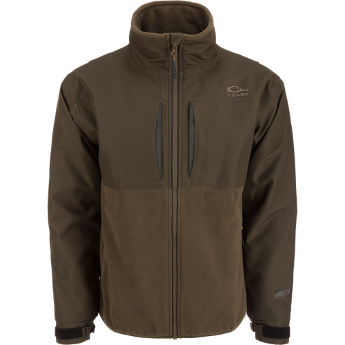 MST CommandXT Eqwader Full Zip Jacket featuring durable shell with fleece lining, two Magnattach™ chest pockets, and adjustable cuffs for optimal weather protection and comfort.