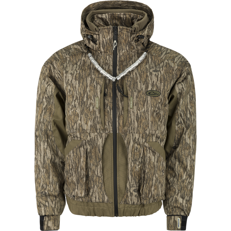 LST Reflex 3-in-1 Plus 2 Jacket - Realtree: A versatile jacket for all conditions. Waterproof, windproof, and breathable. Features multiple pockets and adjustable cuffs. Includes a removable synthetic down pack jacket. Stay warm, dry, and comfortable.
