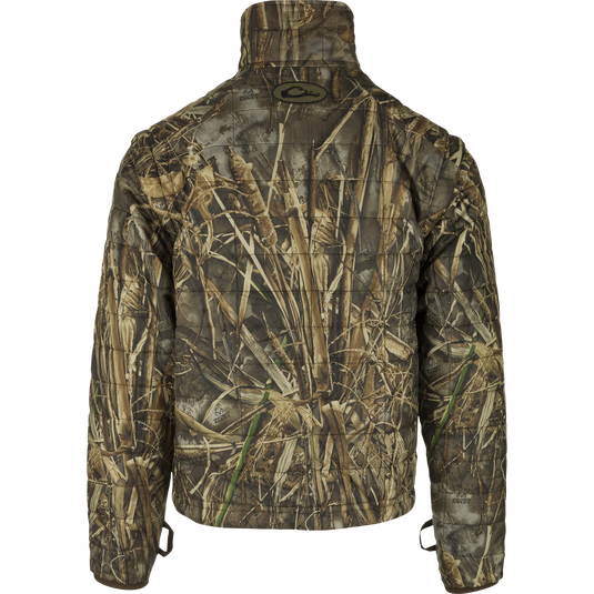 A versatile LST Reflex 3-in-1 Plus 2 Jacket in Realtree camo pattern for hunters. Waterproof, windproof, breathable G3-Flex™ fabric with multiple pockets, adjustable features, and a synthetic down pack jacket.