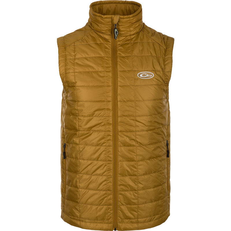 MST Synthetic Down 2-Tone Packable Vest - A lightweight, warm, and versatile vest with synthetic down insulation. Water-repellent and packable, perfect for outdoor activities.
