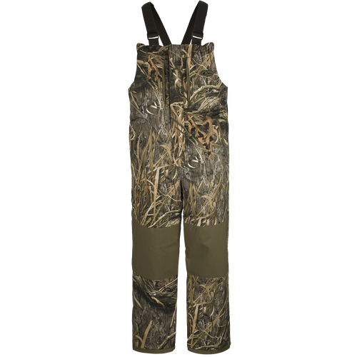 LST Youth Reflex Insulated Bib: Waterproof, windproof, and breathable overalls with adjustable suspenders, knee-length zippers, and reinforced knees.