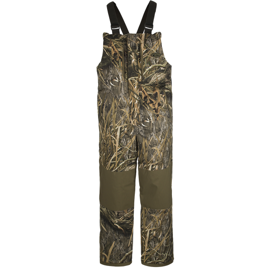 LST Youth Reflex Insulated Bib: Waterproof, windproof, and breathable overalls with adjustable suspenders, knee-length zippers, and reinforced knees.