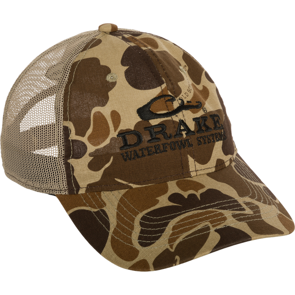 Drake Waterfowl: Lightweight Mesh Back Camo Cap