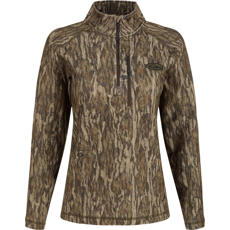 Camo fleece 2025 pullover women's