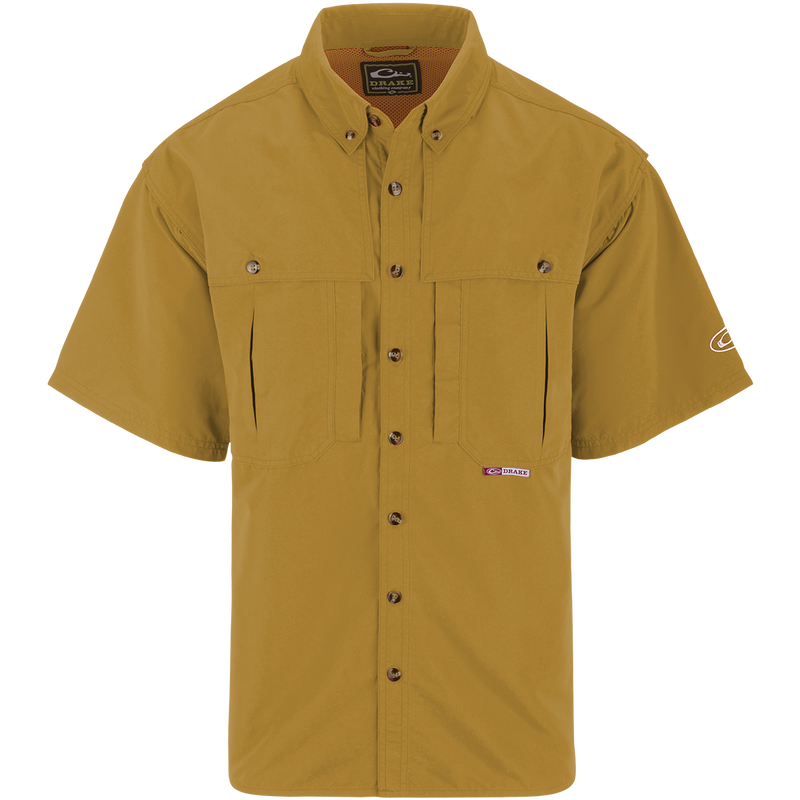 drake waterfowl dress shirts Drake Waterfowl Men's Flyweight Wingshooter's Shirt, Grey, Medium