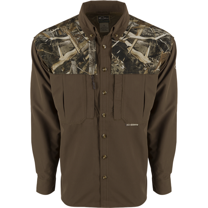 Camo Wingshooter's Shirt L/S - Max-5