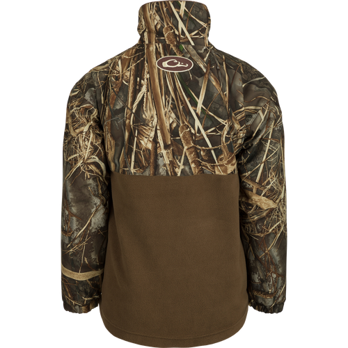 MST Youth Eqwader 1 4 Zip Jacket Drake Waterfowl