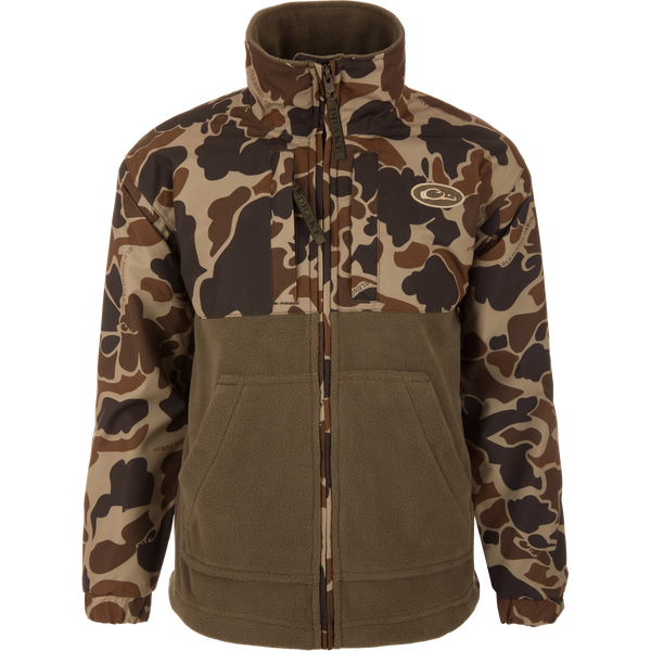 Drake Waterfowl MST Youth Eqwader Full Zip Jacket