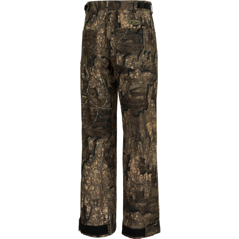 MST Women's Refuge Bonded Fleece Pants - Real Tree Timber: Waterproof pants with fleece lining, ankle garters, and stirrups.
