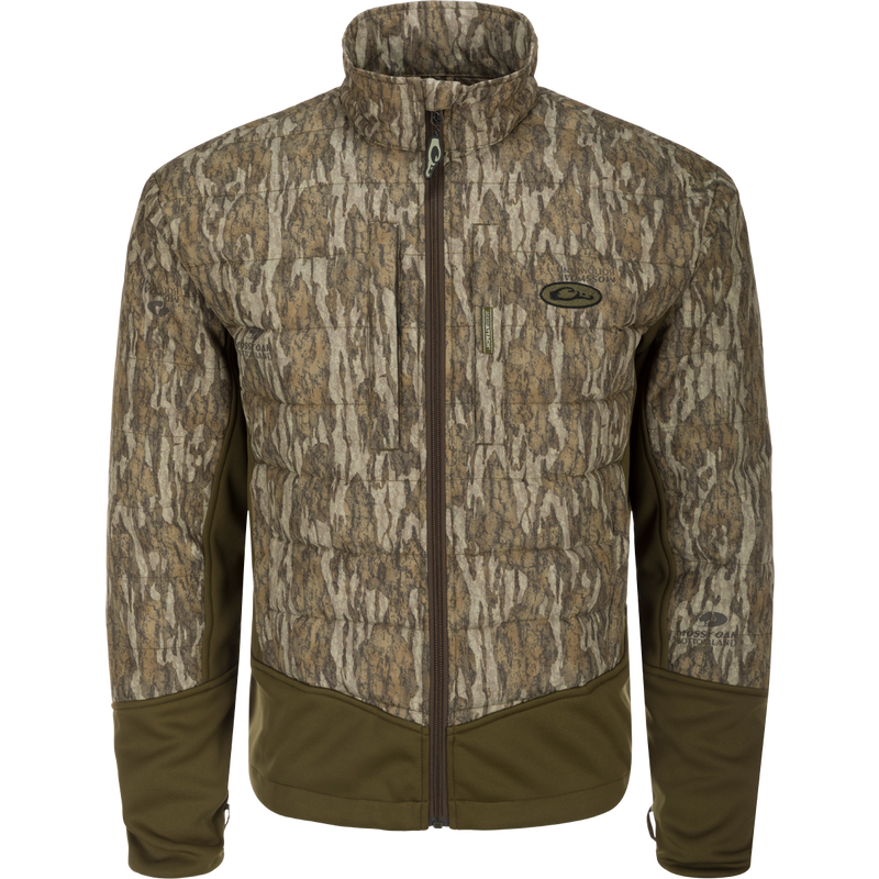 G3 Flex 3-in-1 Waterfowler's Jacket: A versatile jacket with tree and camouflage patterns, zippered vents, and multiple pockets.