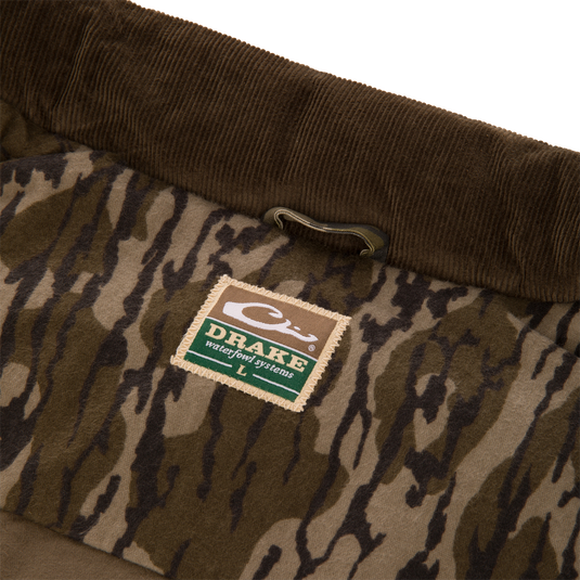 LST Drake Featherless Down Dry Waxed Cotton Vest