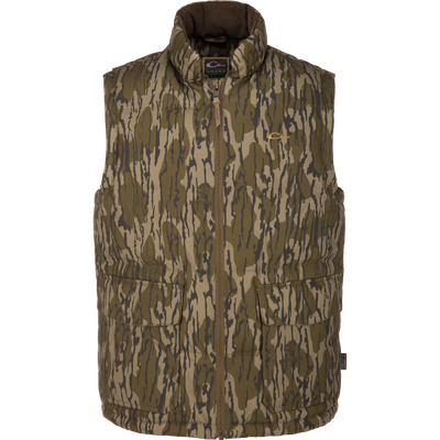 LST Drake Featherless Down Dry Waxed Cotton Vest