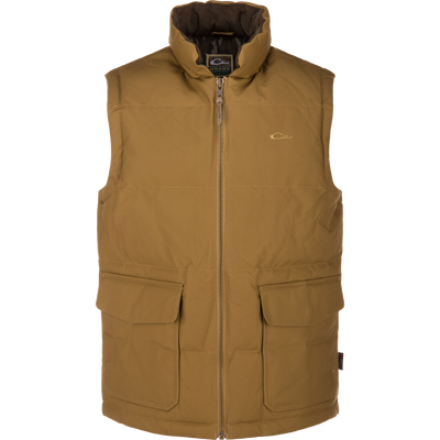 LST Drake Featherless Down Dry Waxed Cotton Vest