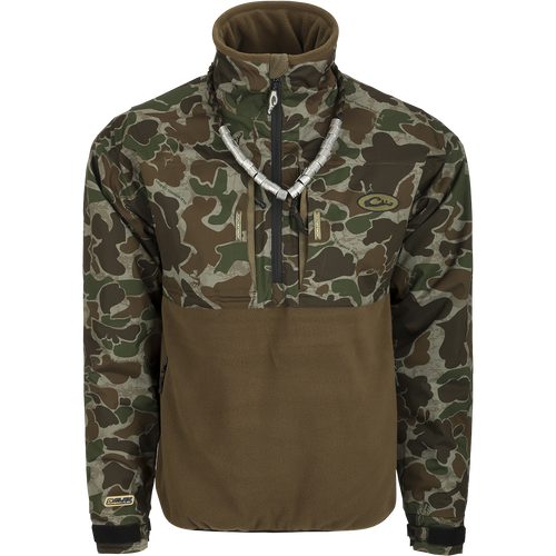 MST Guardian Eqwader Flex Fleece 1/4 Zip Jacket - Old School Green
