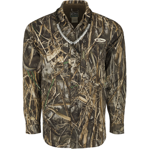 MST Fleece-Lined Guardian Flex Jac-Shirt: A waterproof jac-shirt with a button-down design and ample pocket storage for hunting essentials.